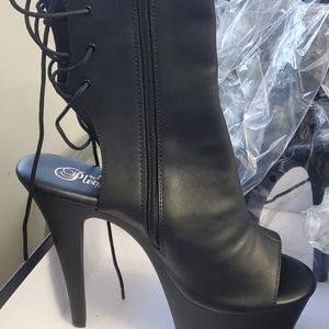 Pleasure boots vegan leather size 12